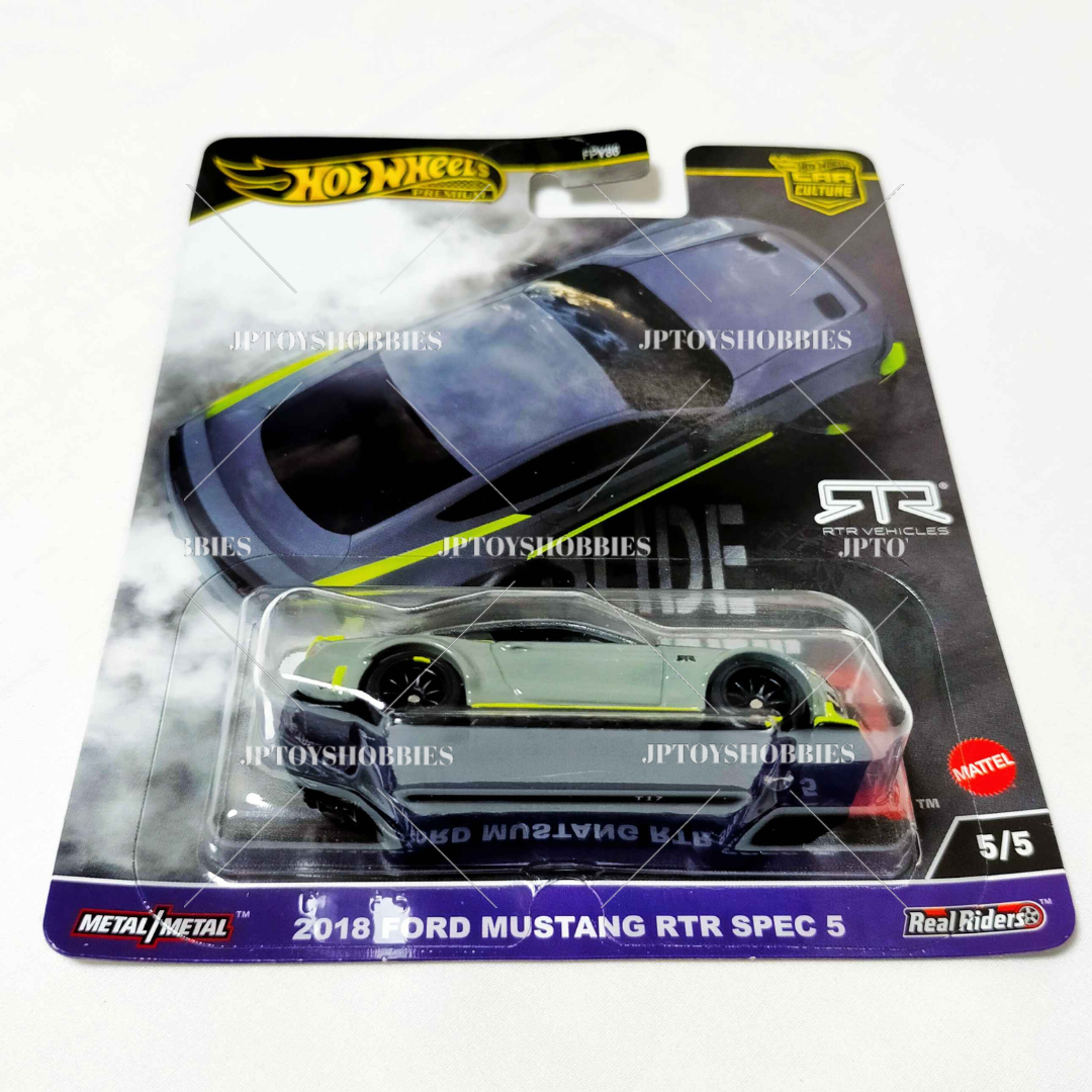 Hot Wheels Car Culture Slide Street 2018 Ford Mustang RTR Spec 5【HSS003】