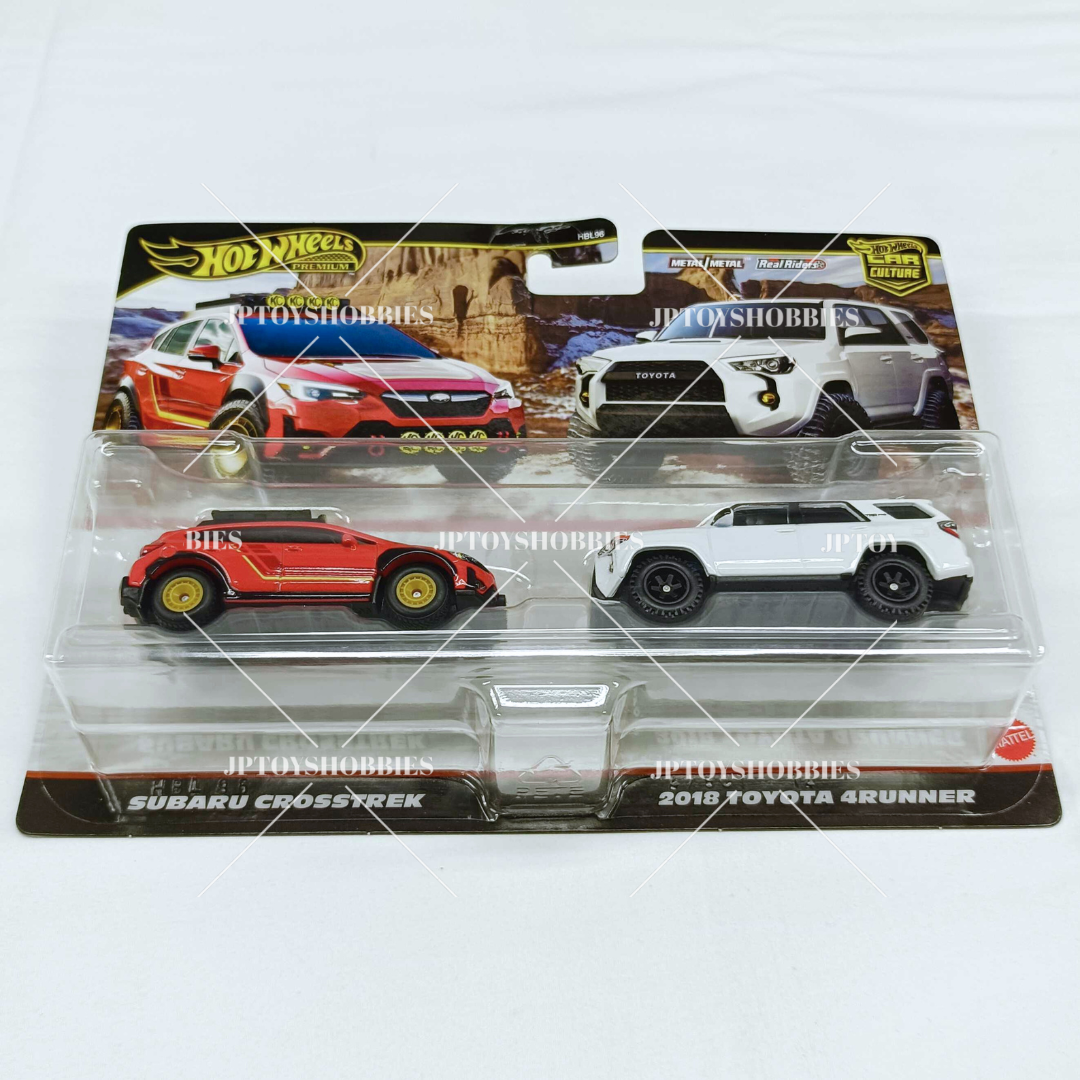 Hot Wheels Premium Car Culture 2 Pack Subaru Crosstrek / 2018 Toyota 4Runner【H2P026】
