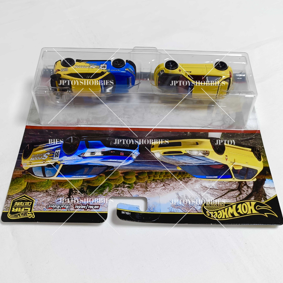 Hot Wheels Premium Car Culture 2 Pack '99 Honda Civic Type R (EK9) / Honda Civic Type R【H2P023】