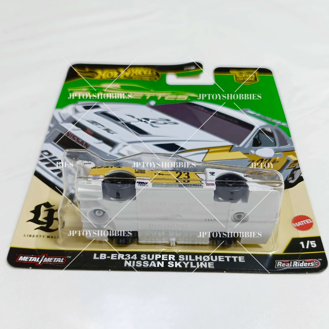 Hot Wheels Premium Car Culture Silhouettes LB-ER34 Super Silhouette Nissan Skyline【HST003】