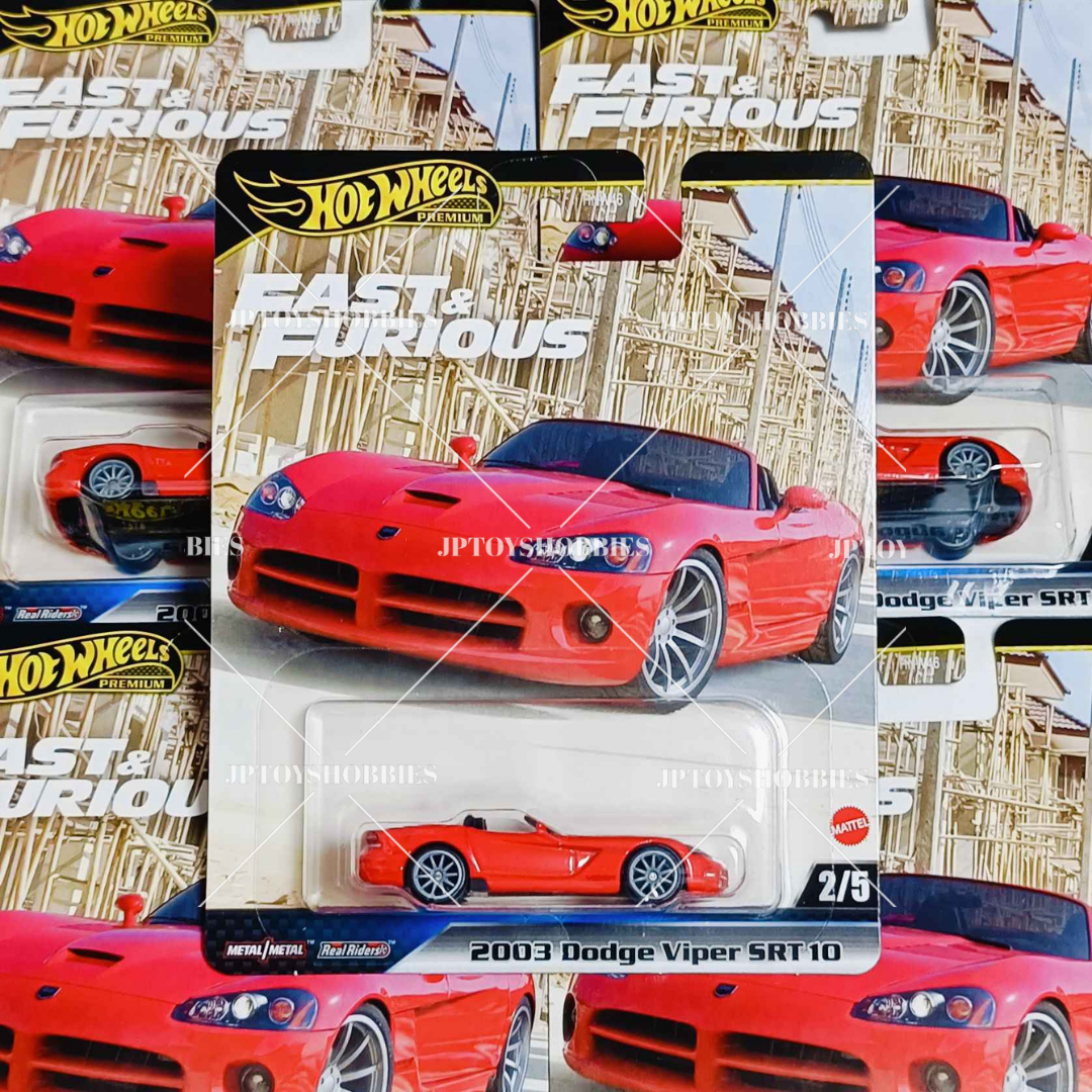 Hot Wheels Premium FAST & FURIOUS 2003 Dodge Viper SRT 10【HFF021】
