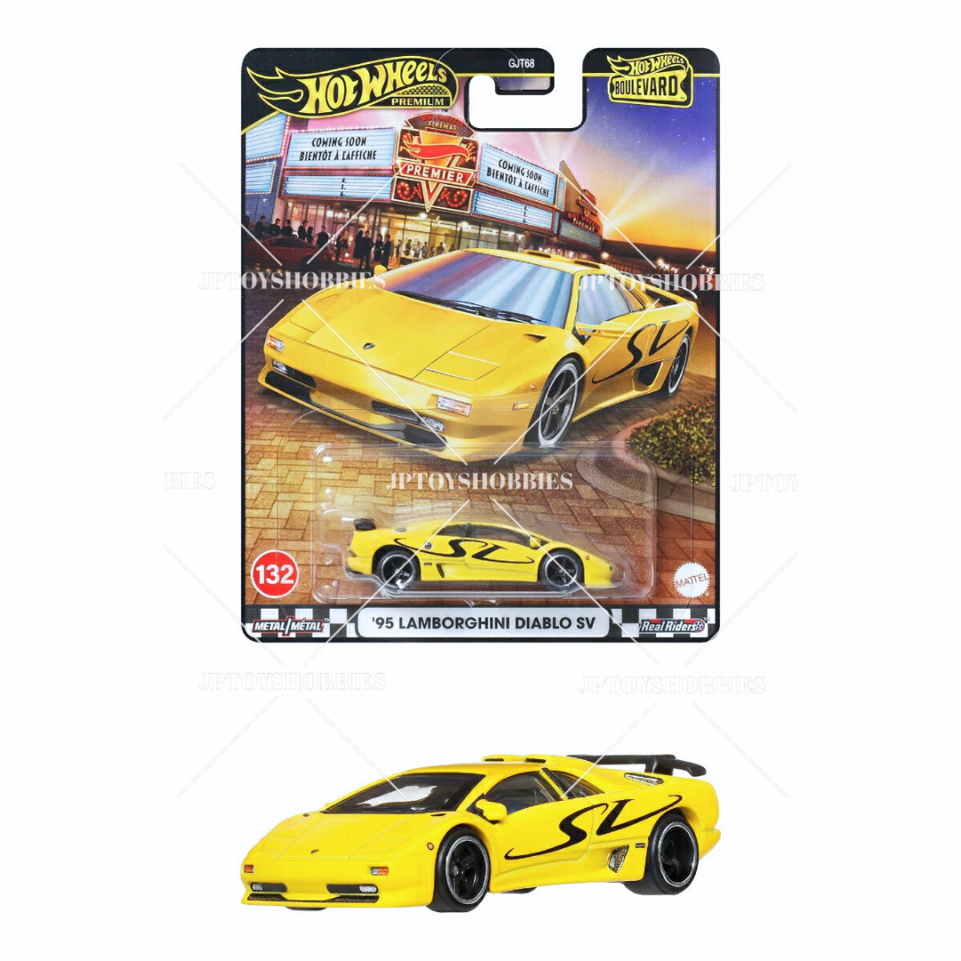 PSL 2025 Hot Wheels Premium Boulevard'95 Lamborghini Diablo SV【HBV047】