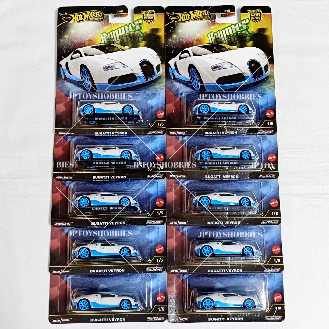 Hot Wheels Premium Hammer Drop Bugatti Veyron【HHD002】