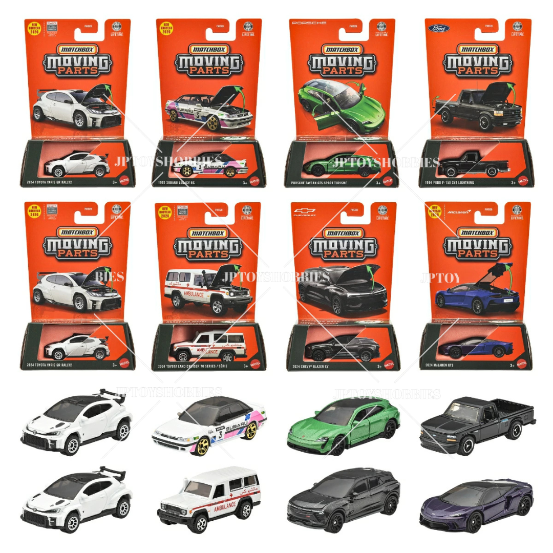 PRE-ORDER Matchbox Matchbox Moving Parts Assortment Set of 8【MBX046】