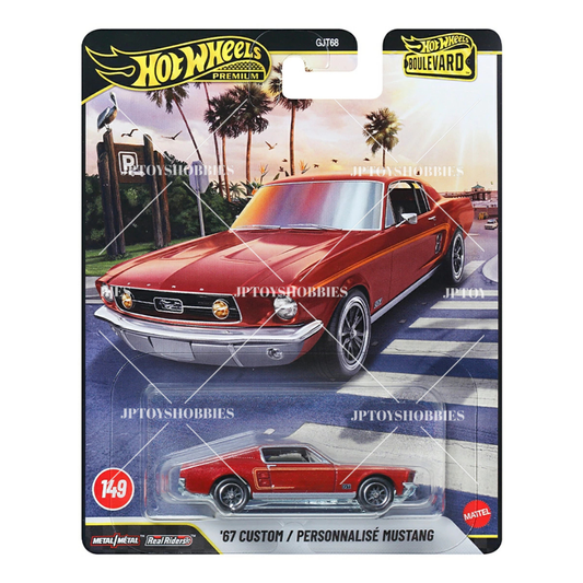 PRE-ORDER Hot Wheels Premium Boulevard '67 Custom Mustang【HBV064】