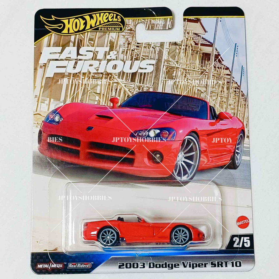 Hot Wheels Premium FAST & FURIOUS 2003 Dodge Viper SRT 10【HFF021】
