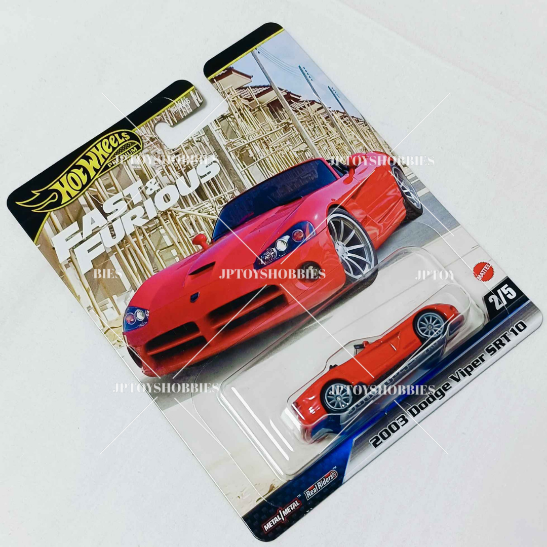 Hot Wheels Premium FAST & FURIOUS 2003 Dodge Viper SRT 10【HFF021】