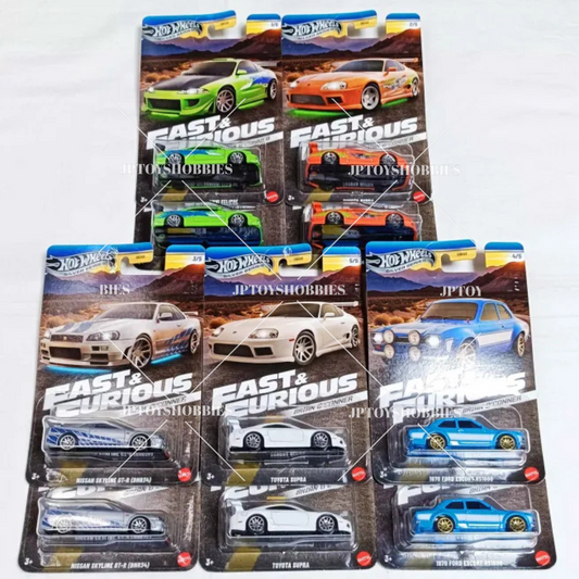 Hot Wheels Fast & Furious Theme Assortment Brian O'Conner set (10pcs)【HWZ016】