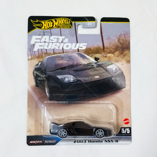 Hot Wheels Premium FAST & FURIOUS A Case 2003 Honda NSX-R