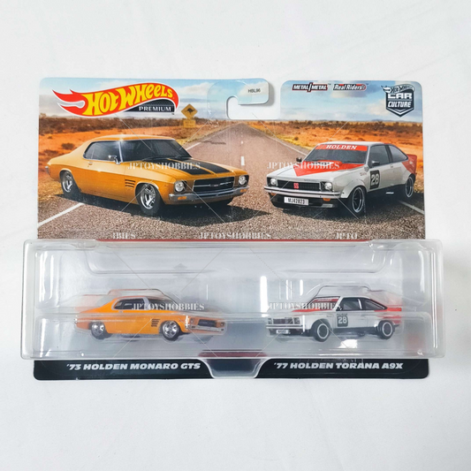 Hot Wheels Premium 73 HOLDEN MONARO GTS / 77 HOLDEN TORANA 2023