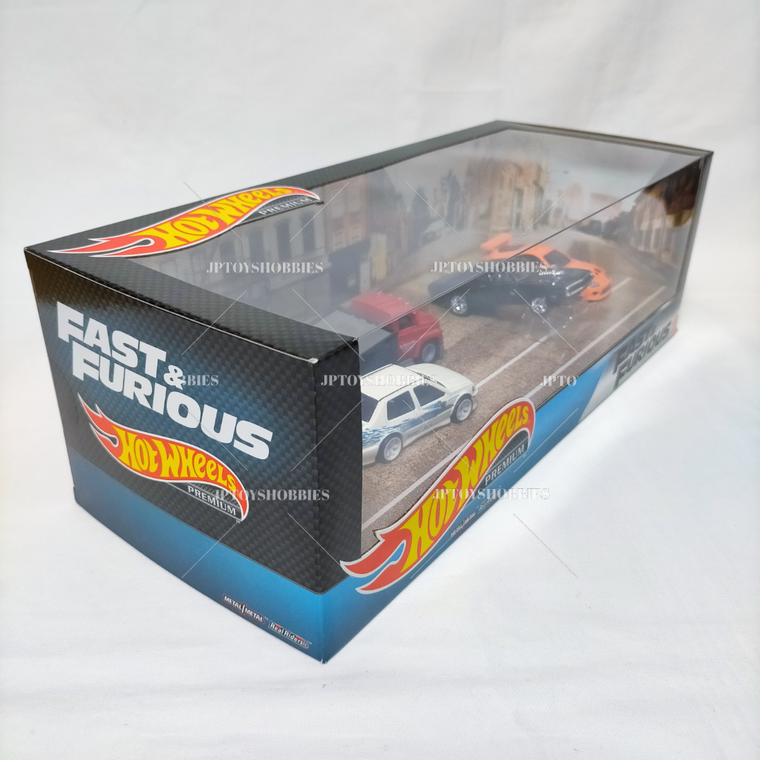 Hot Wheels Premium Collector Set Fast & Furious Supra Charger JETTA Transporter