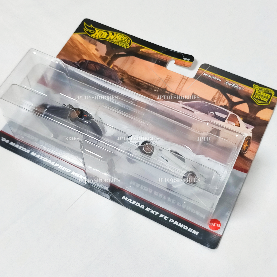 Hot Wheels Premium 2 Pack Mazda RX7 FC Pandem / '04 Mazda Mazdaspeed Miata