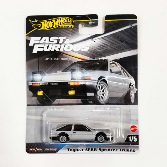 Hot Wheels FAST& FURIOUS A Case Toyota AE86 Sprinter Trueno