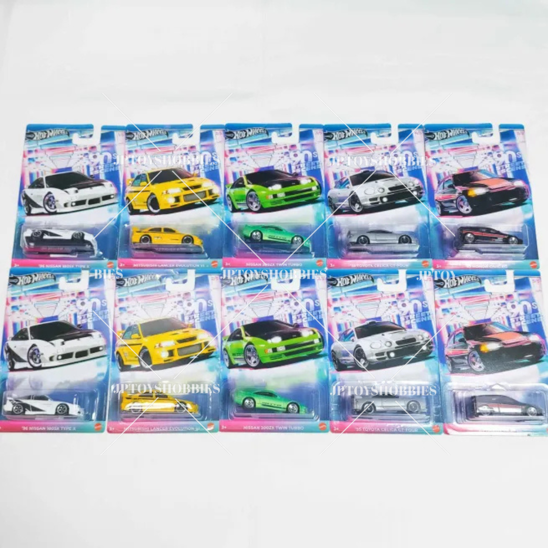 Hot Wheels Theme Automotive Assortment 90's Street Scene set (10pcs)【HWZ015】