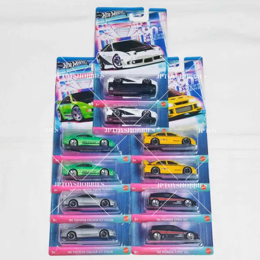Hot Wheels Theme Automotive Assortment 90's Street Scene set (10pcs)【HWZ015】