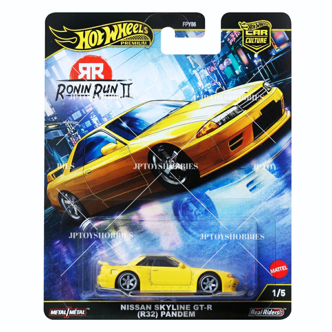 PSL 2025 Hot Wheels Premium Car Culture RONIN RUN II Nissan Skyline GT-R (R32) Pandem【HRR004】