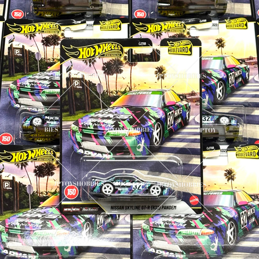 Hot Wheels Premium Boulevard Nissan Skyline GT-R (R32) Pandem【HBV065】