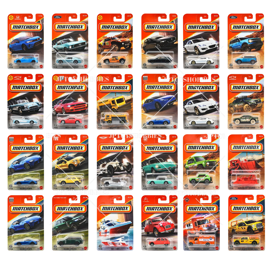 PSL 2025 Matchbox Basic Car B Assortment - Set of 24【MBX036】