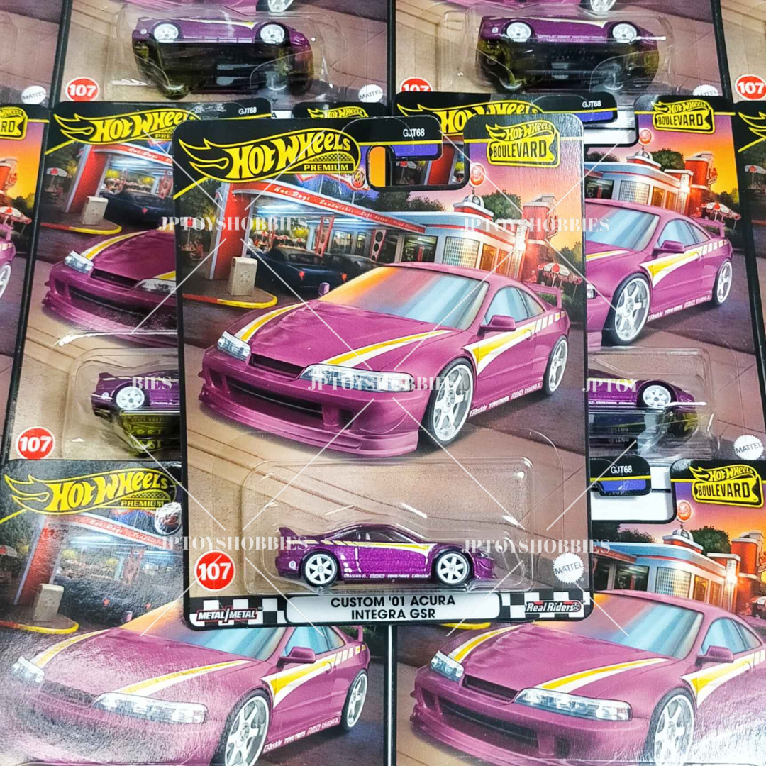 Hot Wheels Premium Boulevard Custom '01 Acura Integra GSR【HBV025】