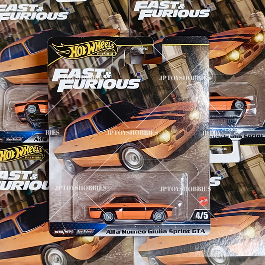 Hot Wheels Premium Fast & Furious Alfa Romeo Giulia Sprint GTA【HFF027】