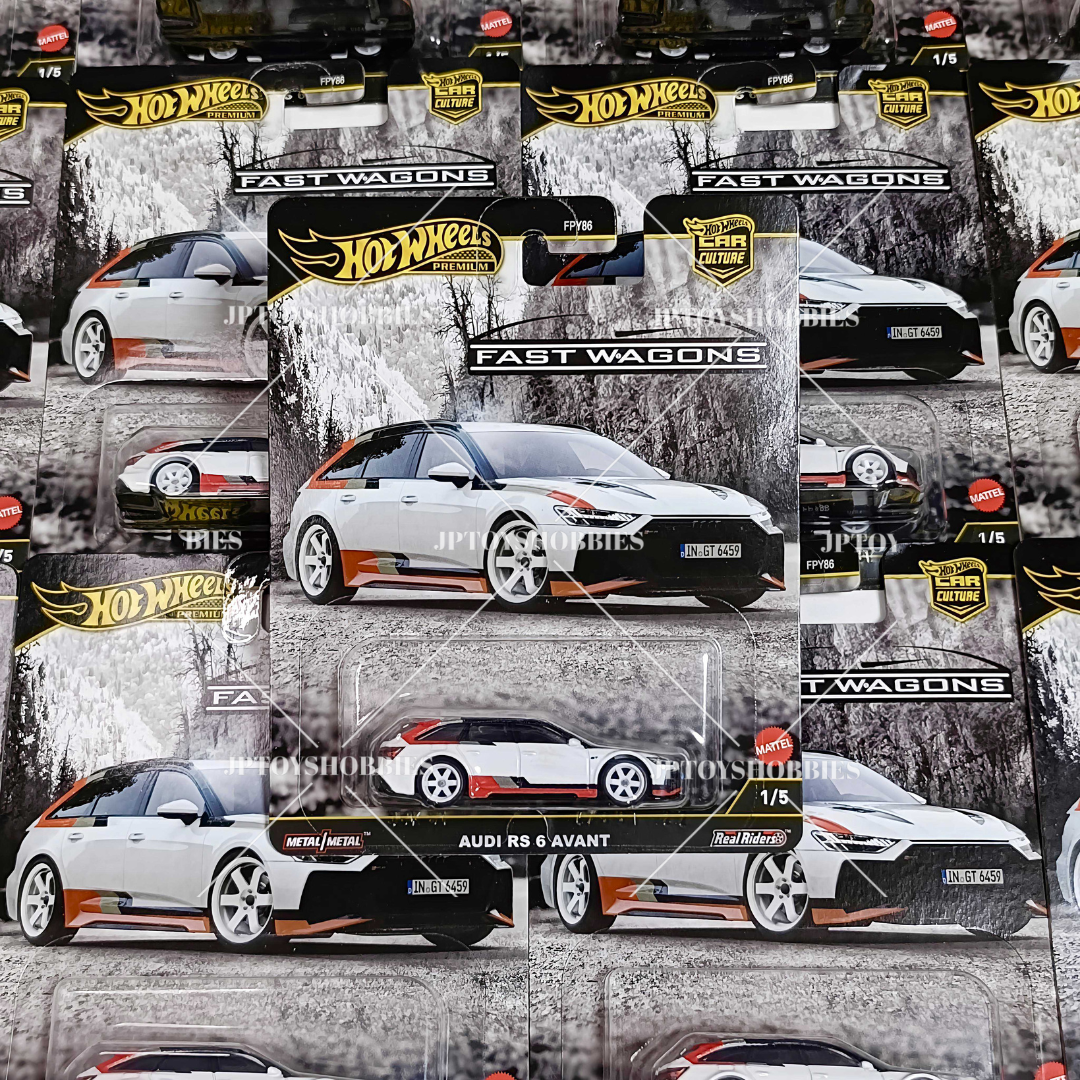 Hot Wheels Premium Car Culture Fast Wagons Audi RS 6 Avant【HFW001】