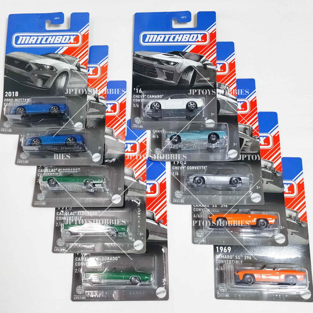 Matchbox Theme Assortment American Convertible - Set of 10【MBX003】