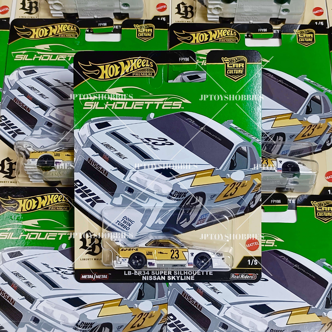 Hot Wheels Premium Car Culture Silhouettes LB-ER34 Super Silhouette Nissan Skyline【HST003】