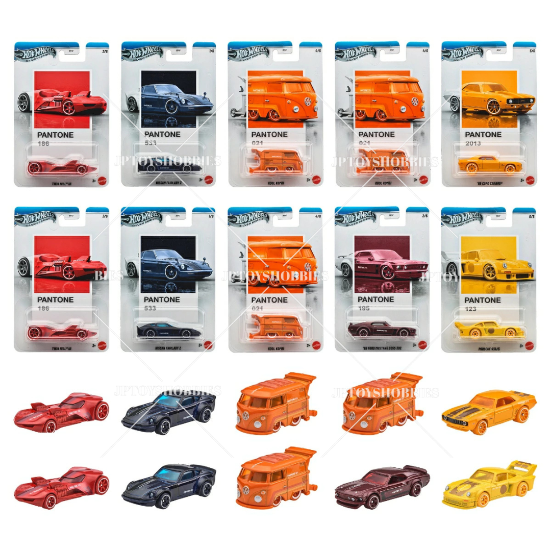 Hot Wheels Silver Pantone Assortment - Sunset Lace Mix Set of 10【HWZ057】