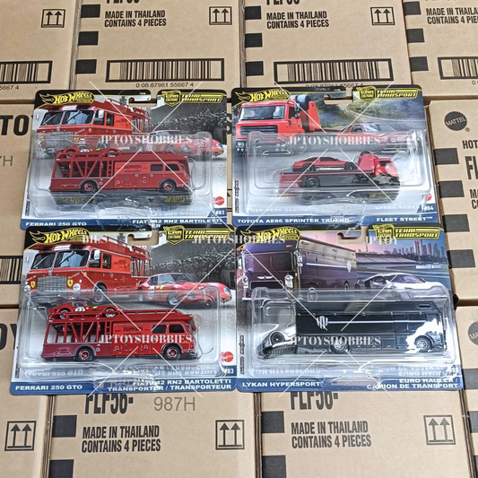 Hot Wheels Team Transport Mix H Set of 4【HTP010】
