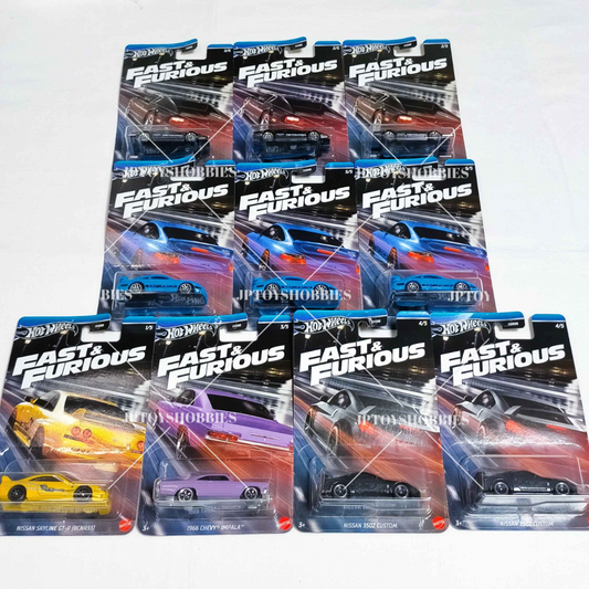 Hot Wheels Fast & Furious Theme Assortment Racing Set of 10【HWZ008】
