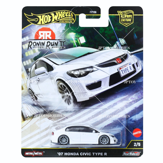 PSL 2025 Hot Wheels Premium Car Culture RONIN RUN II '07 Honda Civic Type R【HRR001】