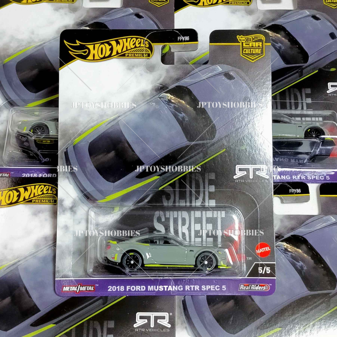 Hot Wheels Car Culture Slide Street 2018 Ford Mustang RTR Spec 5【HSS003】