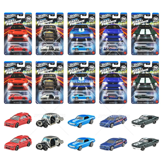 PRE-ORDER Hot Wheels Silver Fast & Furious Themed Assortment Dream Lineup set 10【HWZ067】
