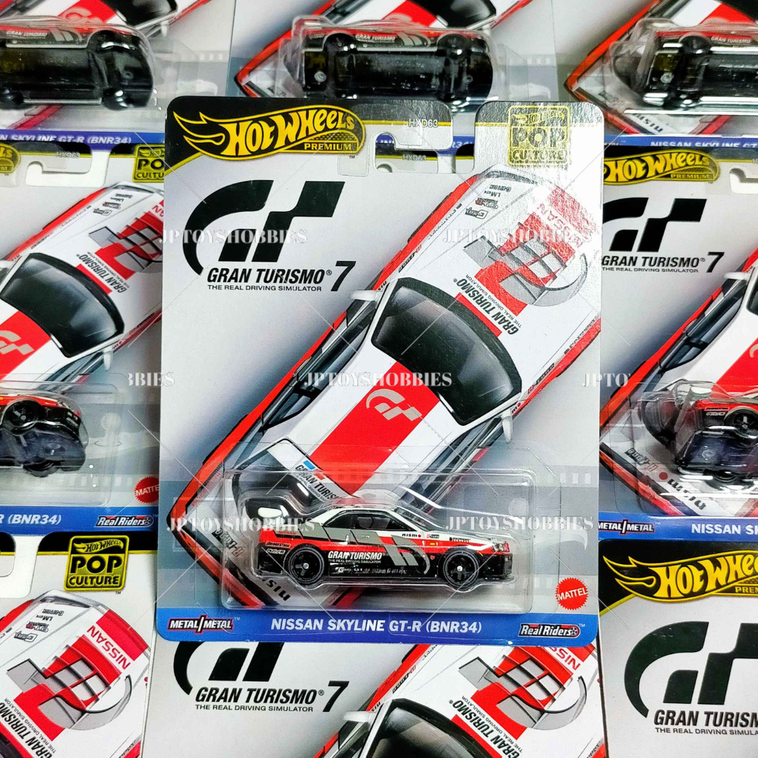 Hot Wheels Pop Culture Gran Turismo Nissan Skyline GT-R (BNR34)【HGT001】