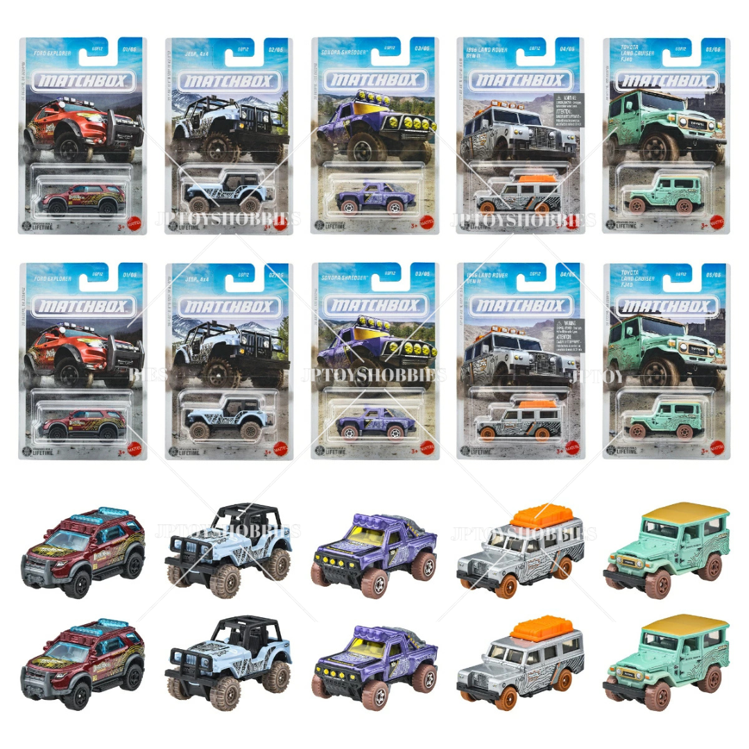 PRE-ORDER Matchbox Theme Assortment - Off-Road Rally - Set of 10【MBX040】