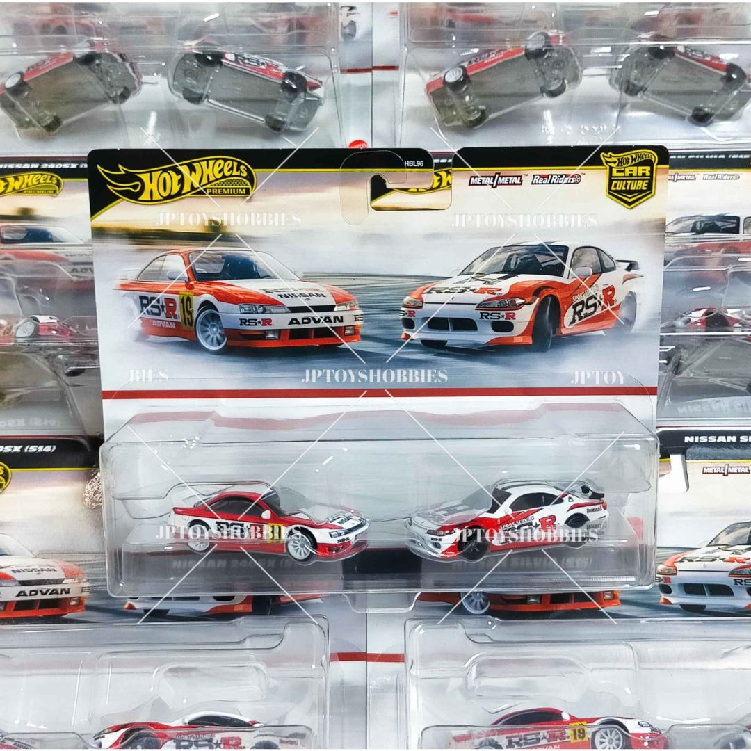 Hot Wheels Premium 2 Pack Nissan 240SX S14 Nissan Silvia S15【H2P014】