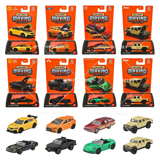 PRE-ORDER Matchbox Moving Parts Assortment - Set of 8【MBX043】