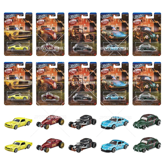 Hot Wheels Silver Vintage Assortment - Byrne Fines set of 10 【HWZ066】
