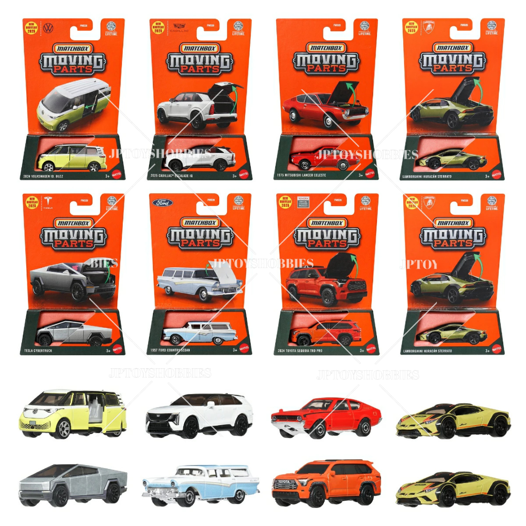 PSL 2025 Matchbox Moving Parts Assortment - Set of 8 / FWD28-985G【MBX031】