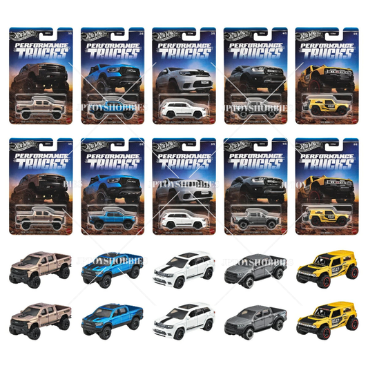 PRE-ORDER Hot Wheels Silver Automotive Theme Assortment Performance Track set of 10【HWZ077】
