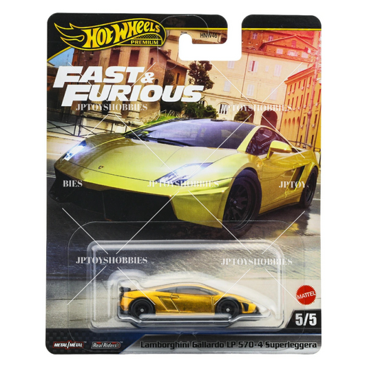 PSL 2025 Hot Wheels Premium Fast & Furious Lamborghini Gallardo LP 570-4 Superleggera【HFF040】