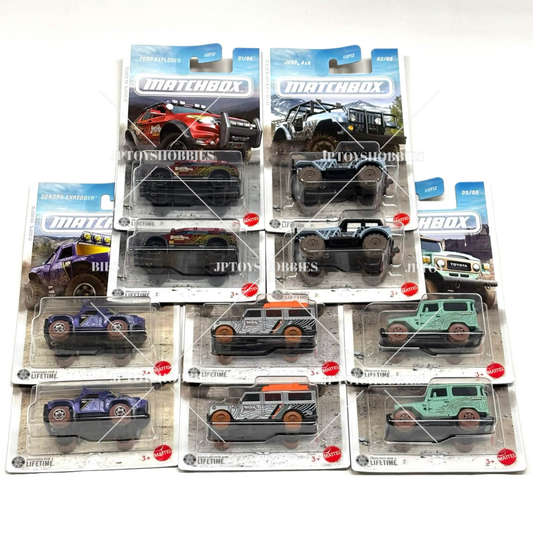Matchbox Theme Assortment - Off-Road Rally - Set of 10【MBX040】