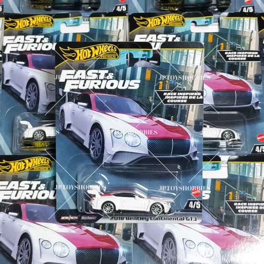 Hot Wheels FAST & FURIOUS 2018 Bentley Continental GT3【HFF018】
