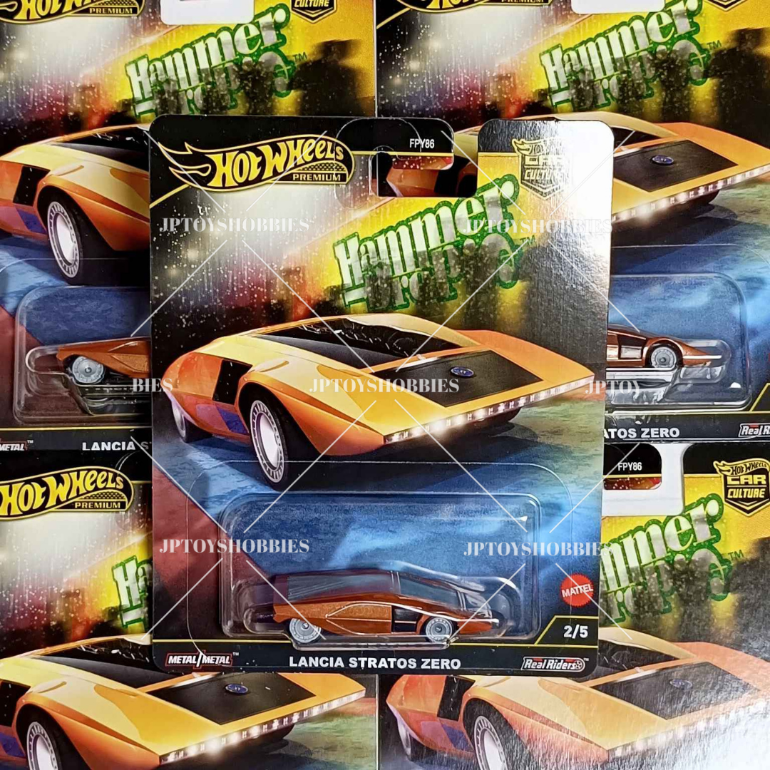 Hot Wheels Premium Hammer Drop Lancia Stratos Zero【HHD001】