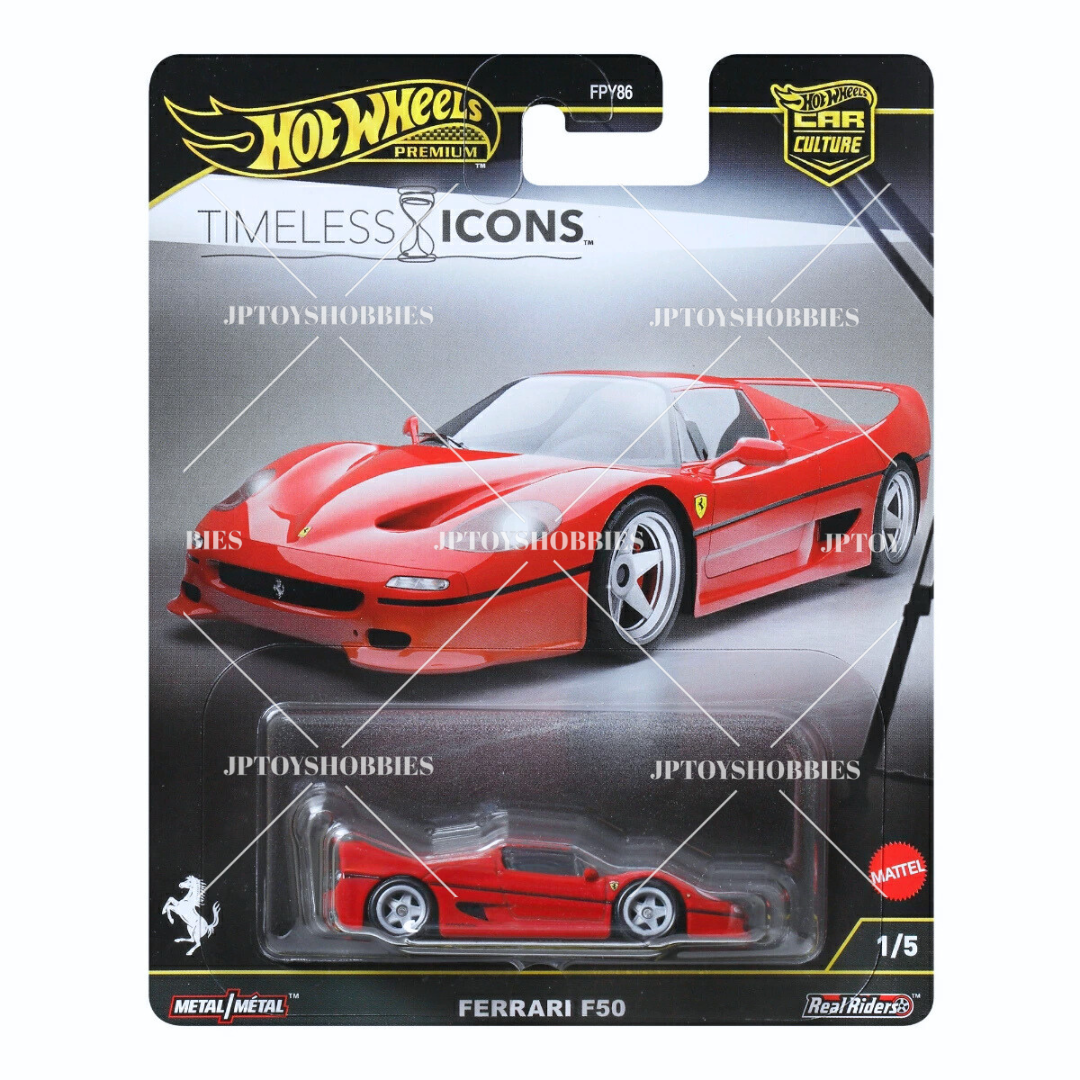 PSL 2025 Hot Wheels Premium Car Culture Timeless Icons Ferrari F50【HTI001】
