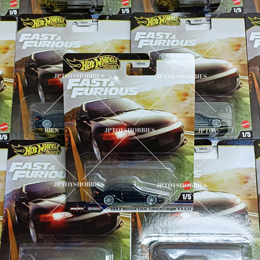 Hot Wheels Premium Fast & Furious 1993 Honda Civic Coupe EX EJ1【HFF037】