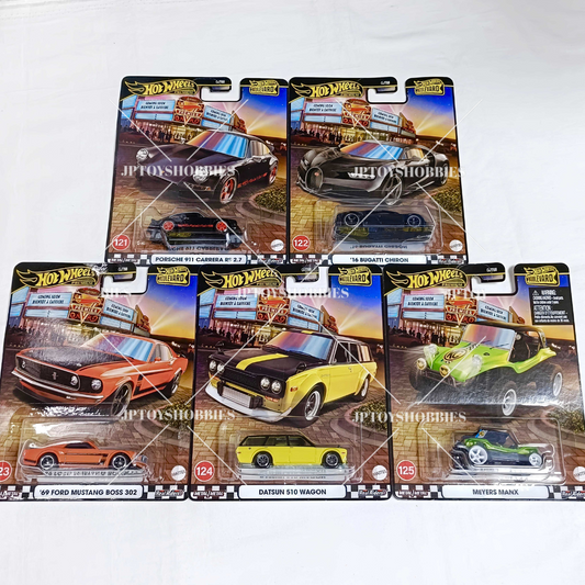 Hot Wheels Premium Boulevard Mix - Complete Set of 5