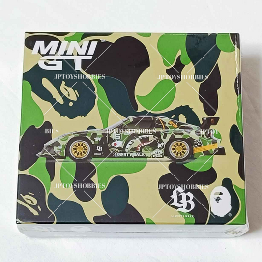 MINI GT × BAPE × LBWK Mazda RX-7 LB Super Silhouette【MGL002】