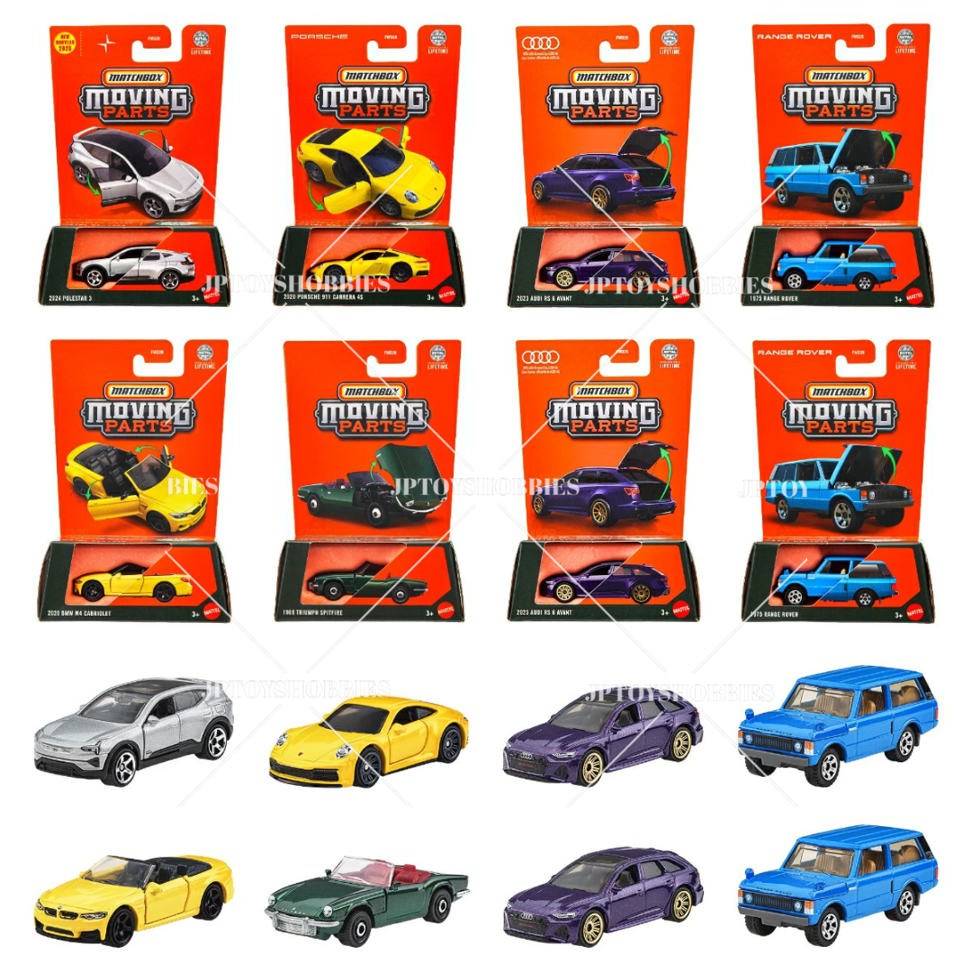 Matchbox Moving Parts Assortment - Set of 8 / FWD28-985F【MBX025】