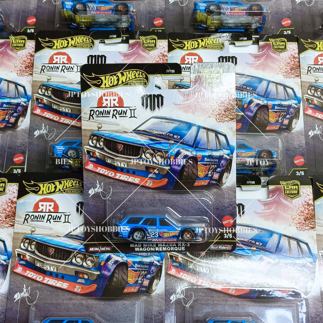 Hot Wheels Premium Car Culture RONIN RUN II Mad Mike Mazda RX-3 Wagon Rumorque【HRR003】
